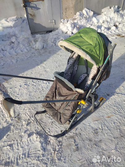 Детские санки коляска