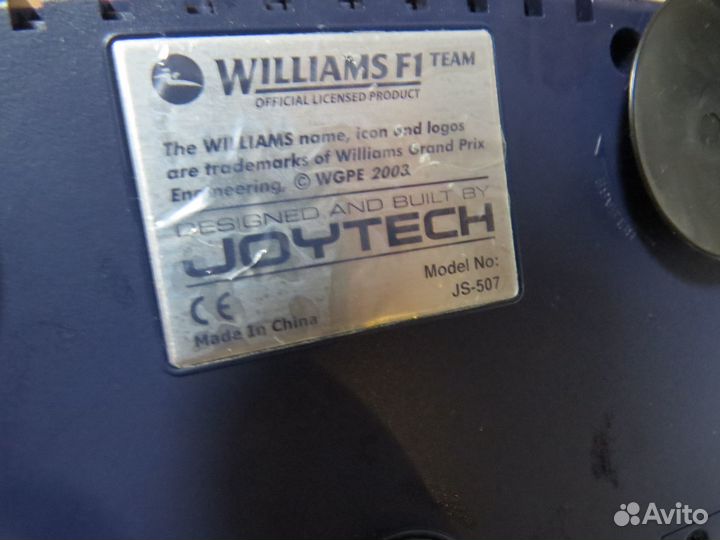 Руль williams F1 для PS 2