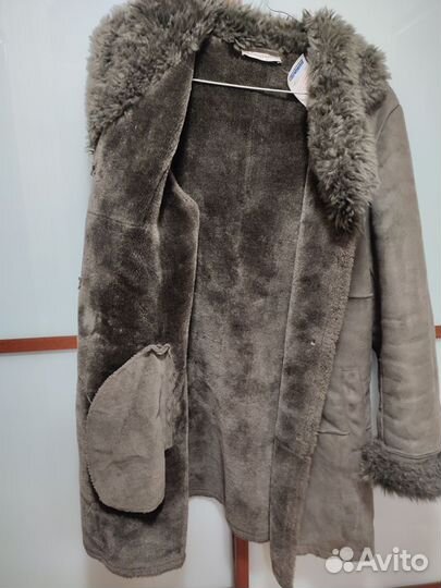 Дубленка женская укороченная лёгкая 48 50