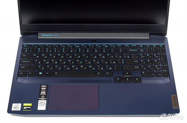 Lenovo 15.6 i5-10300H 4яд8п GTX1650Ti 8Gb SSD512Gb