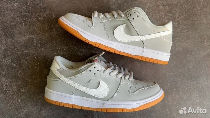 Кеды Nike SB dunk low wolf grey GUM