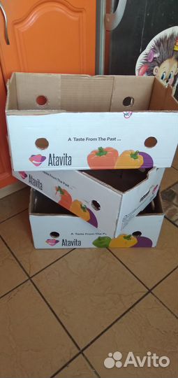 Ящики картонные коробки