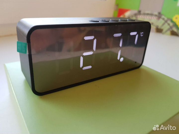 Блютуз колонка новая радио термометр
