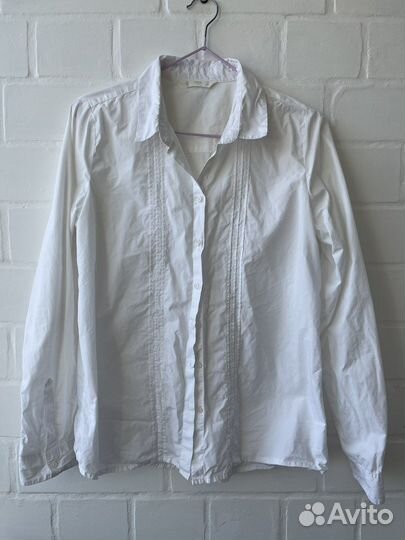 Рубашки белые для девочки на рост от 150см