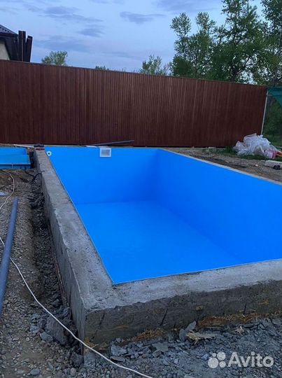 Полипропиленовый бассейн 7м*3м*1,5м