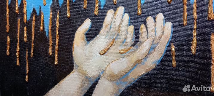 Картина акрилом на холсте