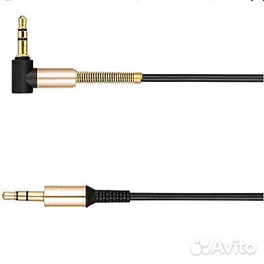 Шнур AUX Hoco UPA02 спираль-металл