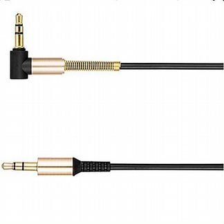 Шнур AUX Hoco UPA02 спираль-металл