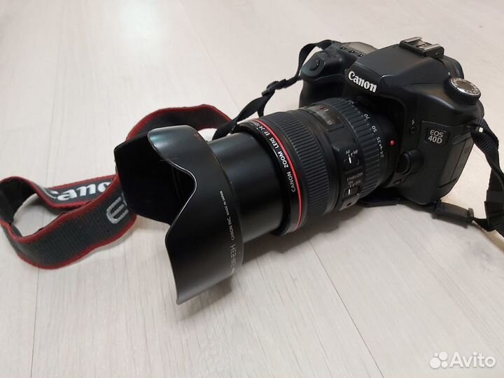 Фотоаппарат Canon 40D+обьектив EF24-105