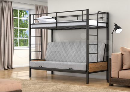 Кровать двухъярусная Дакар-1 с диваном