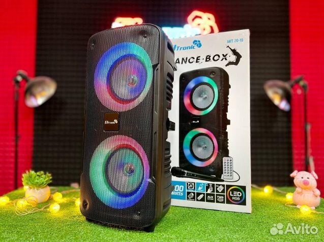 Блютуз колонка с микрофоном