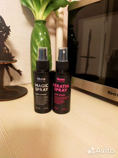 Набор для волос рост и термозащита Likato