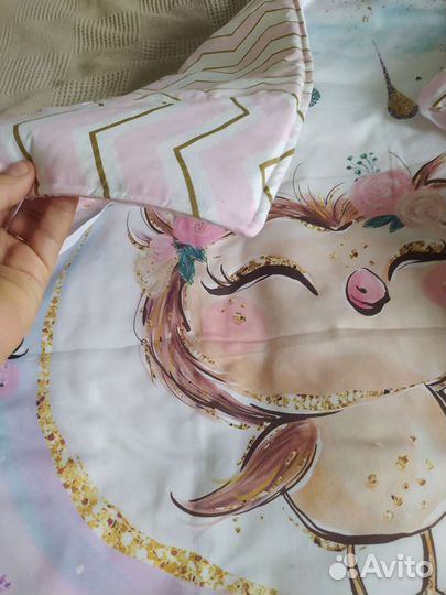 Новые Бортики -подушки,простынь, одеяло