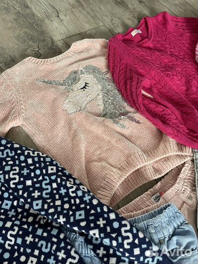 Вещи пакетом для девочки 134 140
