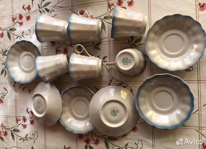 Сервиз для кофе перламутровый