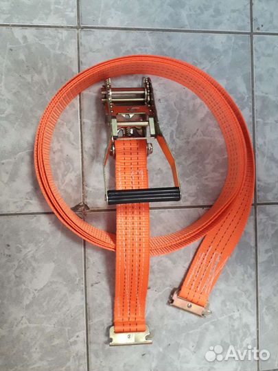 Стяжной ремень с рельсовым захватом (ласточка) 3.6