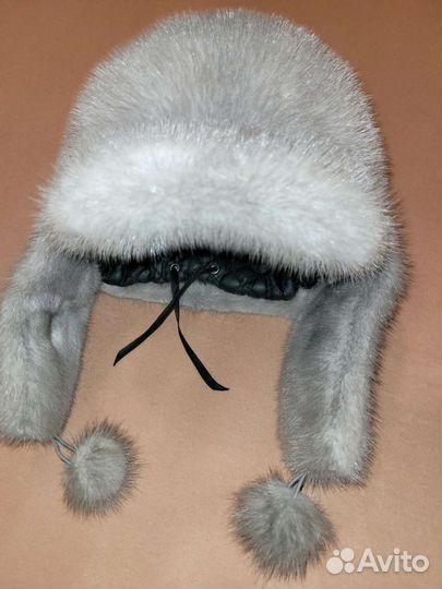Шапка норковая женская