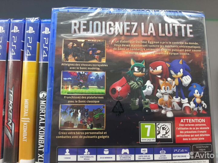 Sonic Forces (ps4, новый) русские субтитры