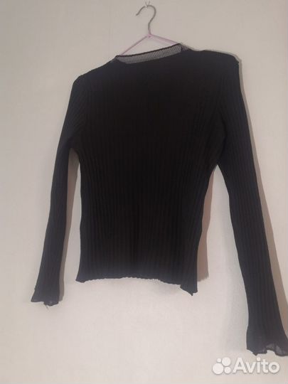 Черная водолазка женская