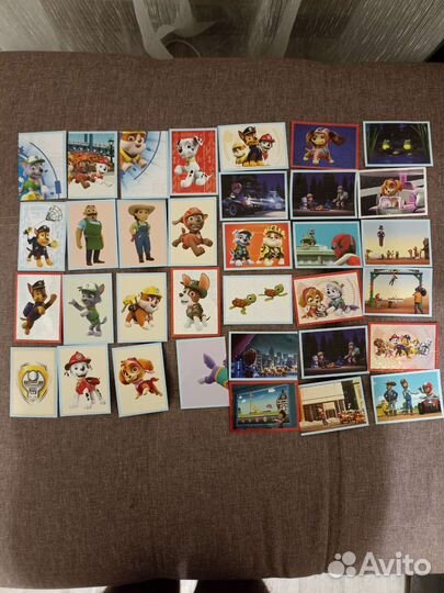 Щенячий patrol карточки, наклейки