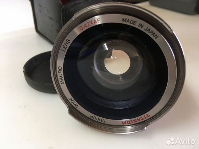 Titanium super wide macro lens 0.42XAF made IN JAP