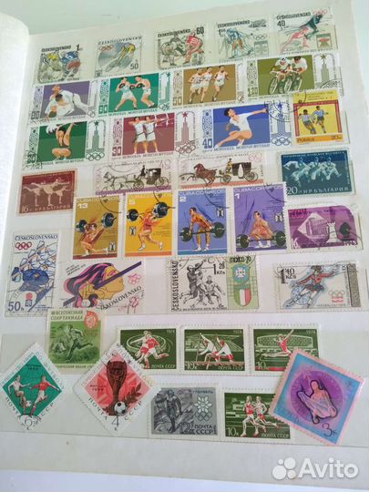 Почтовые марки СССР спорт