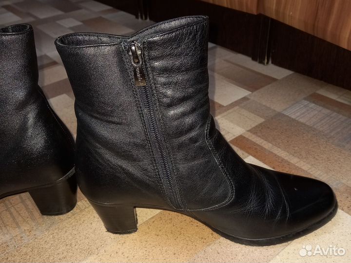 Полусапожки женские 38 размера натуральная кожа