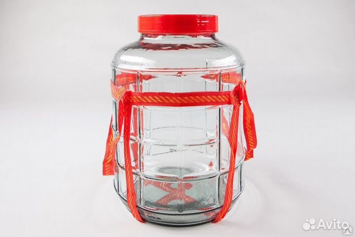 Бутыль с широким горлом (+гидрозатвор ) обьем 25 л