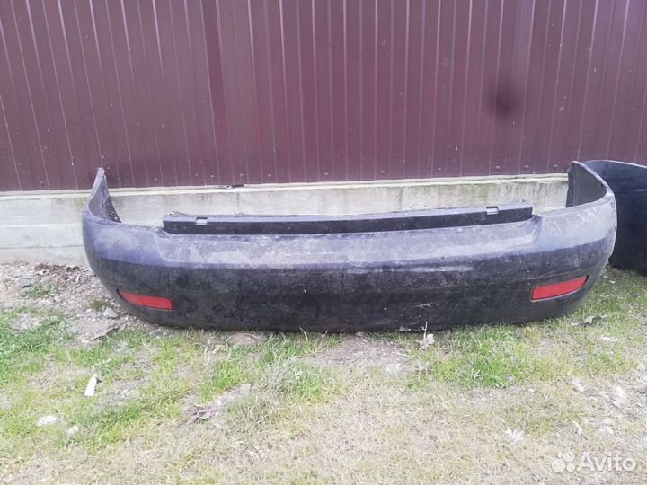 Задний бампер на приору