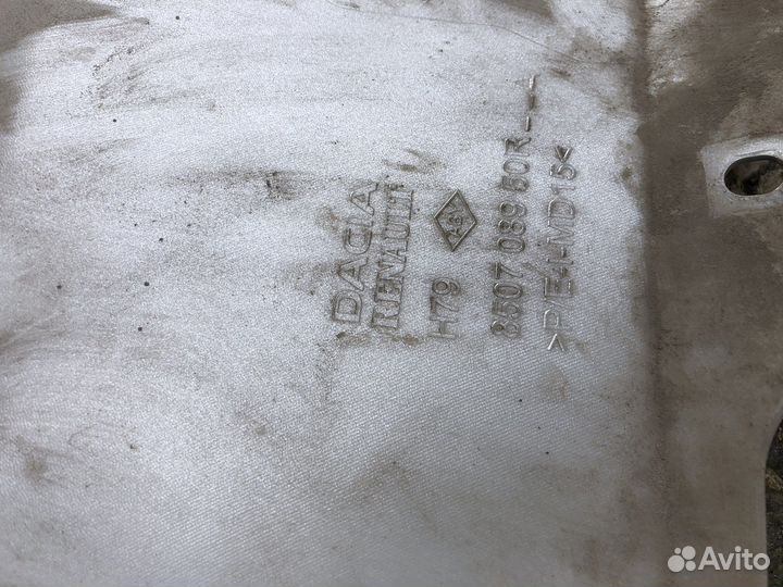 Накладка бампера заднего Renault Duster