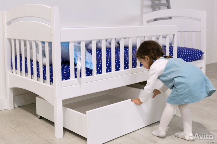 Кровать детская с ящиками