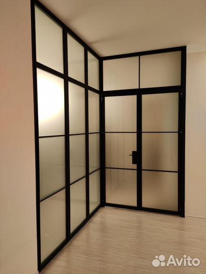 Межкомнатные перегородки из стекла