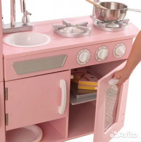 Kidkraft vintage розовая С белым - детская кухня объявление продам