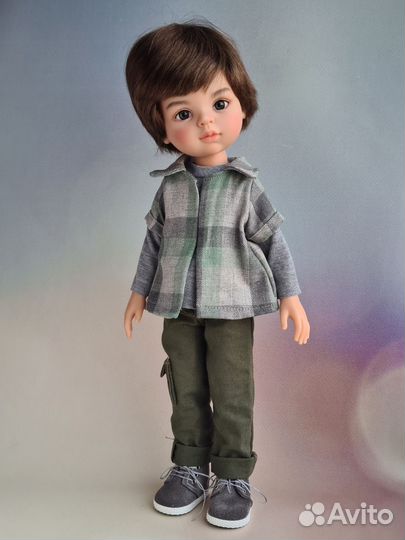 Кукла мальчик Паола Рейна ооак, рост 34 см