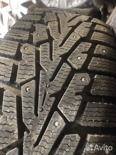 Колеса зимние шипованные R16 nissan X-treil