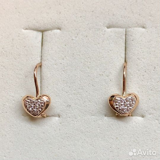 Золотые серьги 585 пробы