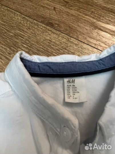 Рубашка детская h&m