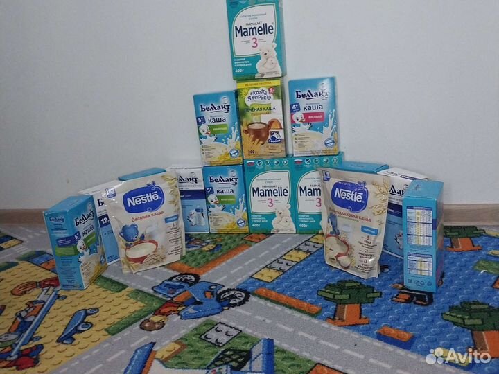 Детские каши и смеси