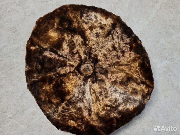 Берет меховой мягкий