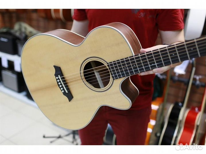 Parkwood S27-GT с чехлом электроакустическая гитар