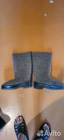 Валенки мужские на резиновой подошве