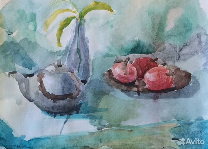 Натюрморт акварельный
