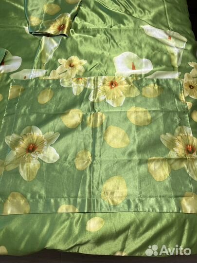 Шелковый Комплект постельного белья Евро