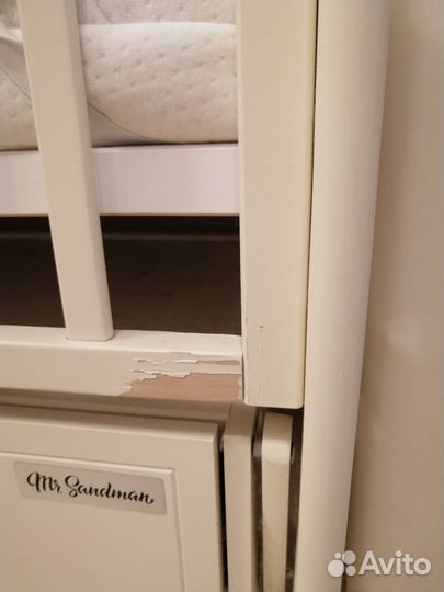 Детская кровать с ящиком + матрас Плитекс