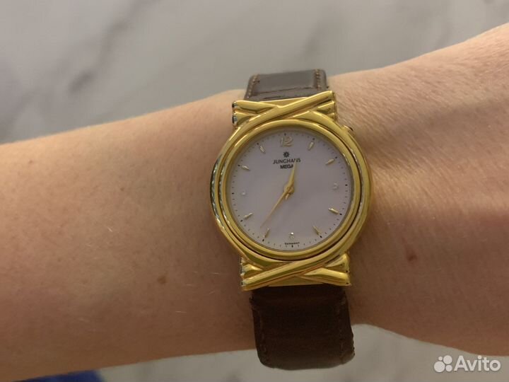 Часы Junghans mega Немецкие часы с бриллиантами