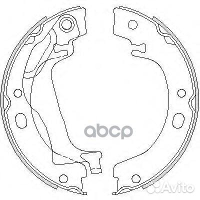 Колодки торм.барабанные 475300 Road house