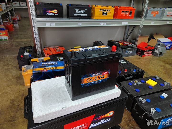 Аккумулятор Alphaline 55 Ач 500 А обр