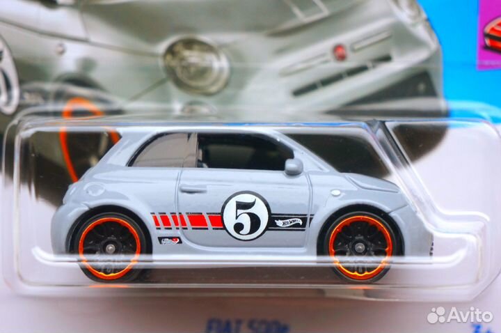 Hot Wheels Fiat 500e (Gray)