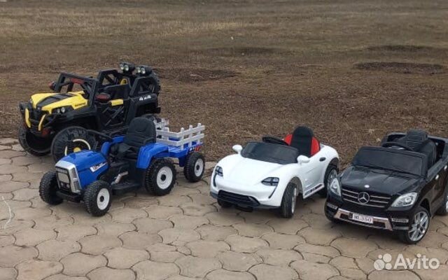 Детский электромобиль и электротрактор