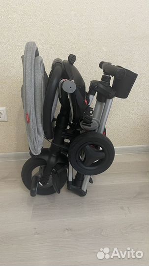 Трехколесный складной велосипед-коляска Qplay Nova